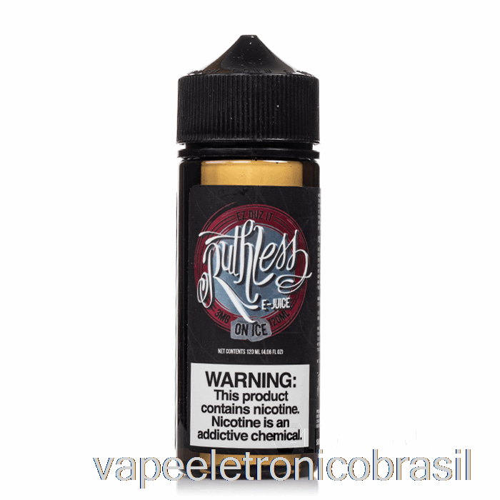 Vape Eletrônico Ez Duz It On Ice - Vapor Implacável - 120ml 3mg